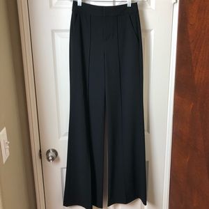 Alice + Olivia Black Wide Leg Pants